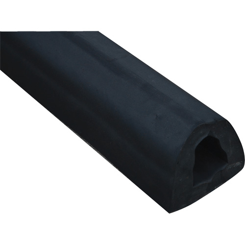Extruded Rubber Bumper, Rubber, 4-1/8" W x 120" L x 3-7/8" D Moffatt Supply & Specialties