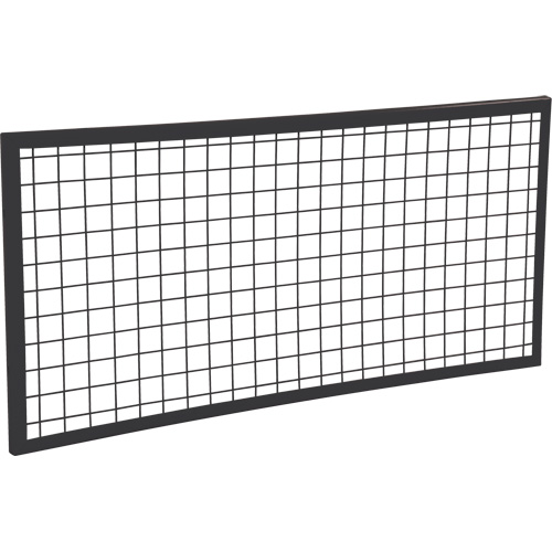 Wire Mesh Partition Panel, 2' H x 4' W Moffatt Supply & Specialties