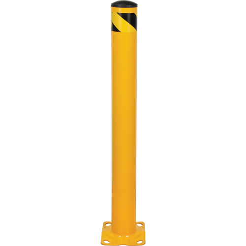 Bollard, Steel, 42" H x 4-1/2" W, Yellow Moffatt Supply & Specialties