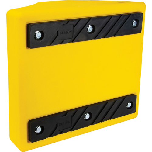 Heavy-Duty Wheel Chocks, Urethane, Yellow, 15-1/2" W x 17-7/10" D x 10" H Moffatt Supply & Specialties