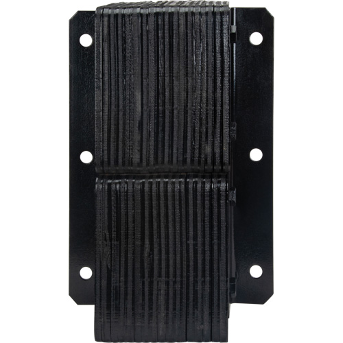 Laminated Dock Bumpers, Vertical, Rubber, 11" W x 6" D x 20" H Moffatt Supply & Specialties