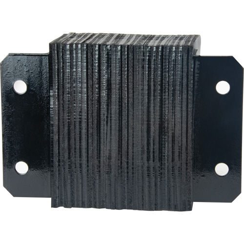 Butoirs de quai lamell&eacute;s, Horizontal, Caoutchouc, 12" la x 6" p x 10" h Moffatt Supply & Specialties