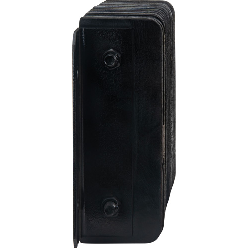 Laminated Dock Bumpers, Horizontal, Rubber, 18" W x 4" D x 12" H Moffatt Supply & Specialties