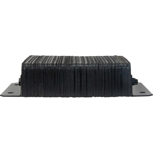 Laminated Dock Bumpers, Horizontal, Rubber, 18" W x 4" D x 12" H Moffatt Supply & Specialties