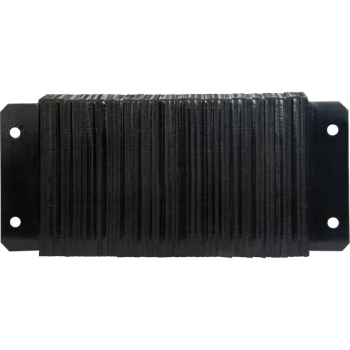 Butoirs de quai lamell&eacute;s, Horizontal, Caoutchouc, 24" la x 4" p x 12" h Moffatt Supply & Specialties