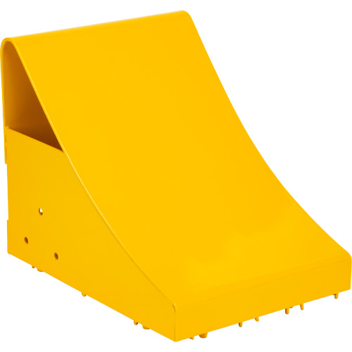 Cales-roue pour la glace, Acier, Jaune, 8-1/16" la x 10-5/8" p x 8-13/16" h Moffatt Supply & Specialties