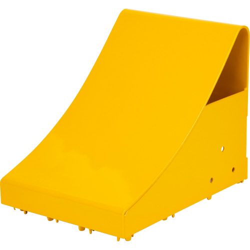 Cales-roue pour la glace, Acier, Jaune, 8-1/16" la x 10-5/8" p x 8-13/16" h Moffatt Supply & Specialties