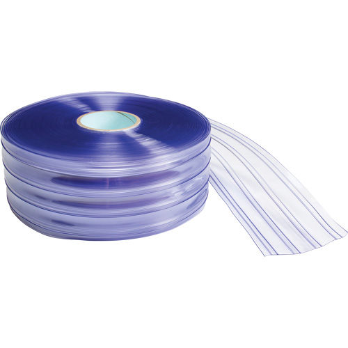 Ribbed Strip Curtain, 164' x 8" x 0.08" Moffatt Supply & Specialties