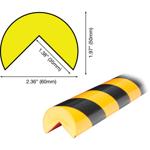 A Plus Profile 1M Corner Protection Bumper Guard Moffatt Supply & Specialties