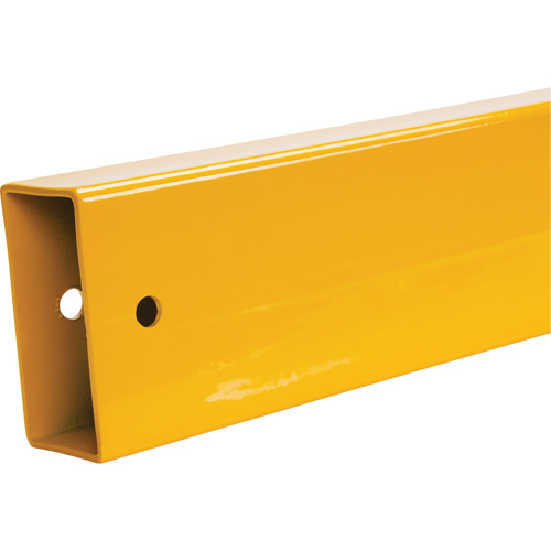 Lift-Out Light-Duty Guard Rail, Steel, 4' L x 4" H, Safety Yellow Moffatt Supply & Specialties