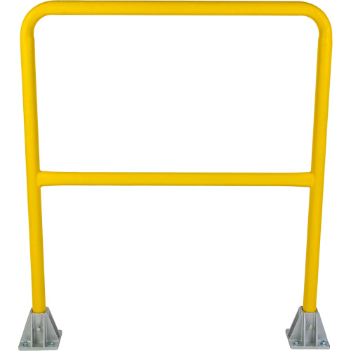 Safety Gate Railing, Steel, 36" L x 42" H, Yellow Moffatt Supply & Specialties