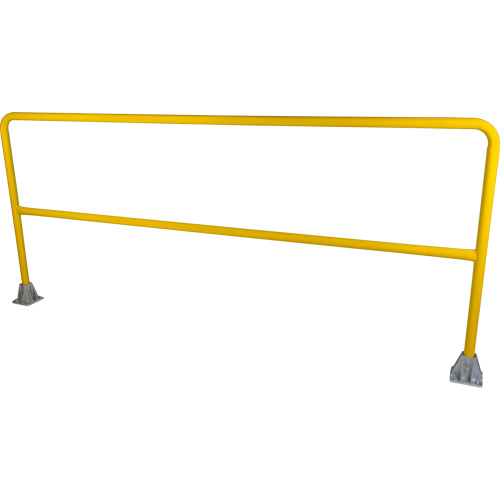 Garde-corps pour barri&egrave;re de s&eacute;curit&eacute;, Acier, 84" lo x 42" h, Jaune Moffatt Supply & Specialties