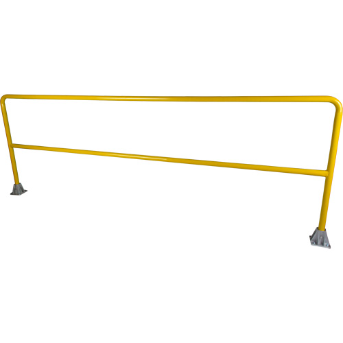 Garde-corps pour barri&egrave;re de s&eacute;curit&eacute;, Acier, 120" lo x 42" h, Jaune Moffatt Supply & Specialties
