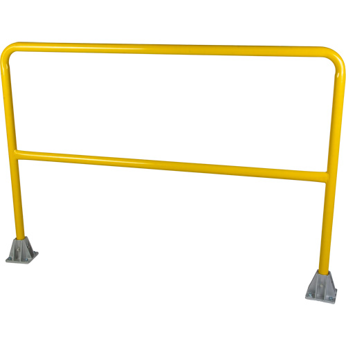 Safety Gate Railing, Steel, 60" L x 42" H, Yellow Moffatt Supply & Specialties