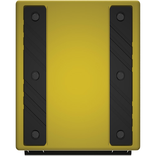 Checkers Safety Heavy-Duty Ultra Class Mining Wheel Chock, HDPE, Yellow, 14-1/2" W x 17-1/2" D x 16" H Moffatt Supply & Specialties