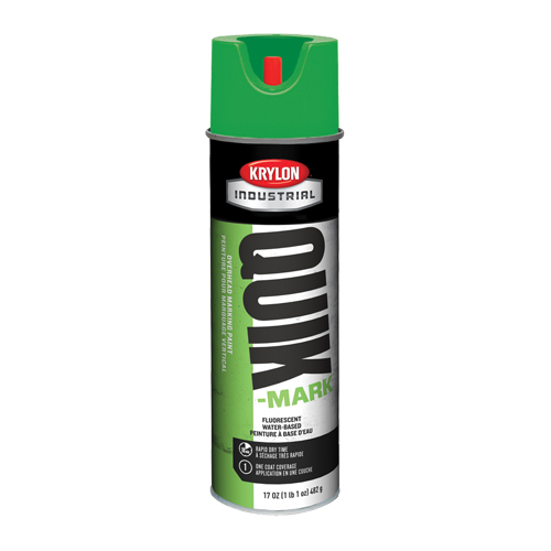 Industrial Quik-Mark Water-Based Overhead Marking Paint, 17 oz., Aerosol Can Moffatt Supply & Specialties