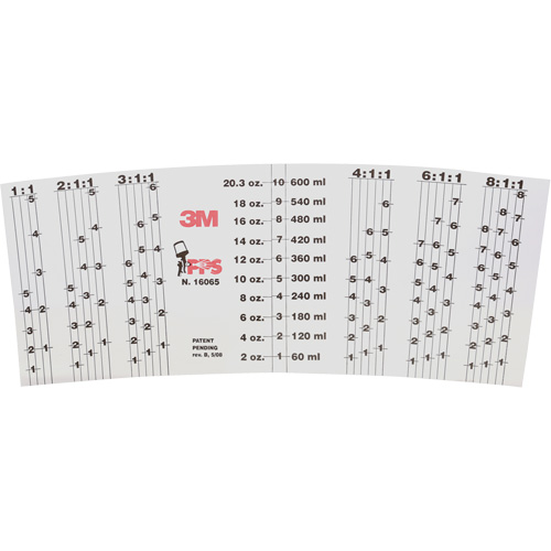 PPS Mix Ratio Cup Insert Moffatt Supply & Specialties