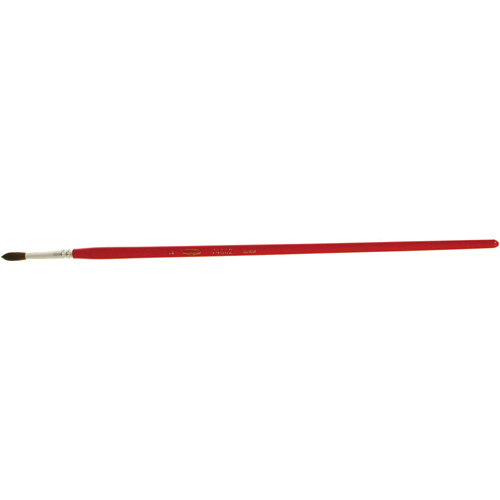 Pinceau de forme ronde pour marquage, Largeur de la brosse de 5/32", Soie de chameau, Manche &agrave; Bois Moffatt Supply & Specialties