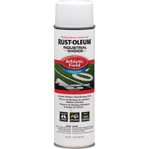 Industrial Choice&reg; AF1600 Athletic Field Striping Paint, White, 17 oz., Aerosol Can Moffatt Supply & Specialties