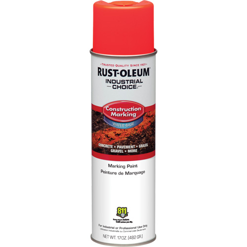 Water Based Marking Paint, 17 oz., Aerosol Can Moffatt Supply & Specialties
