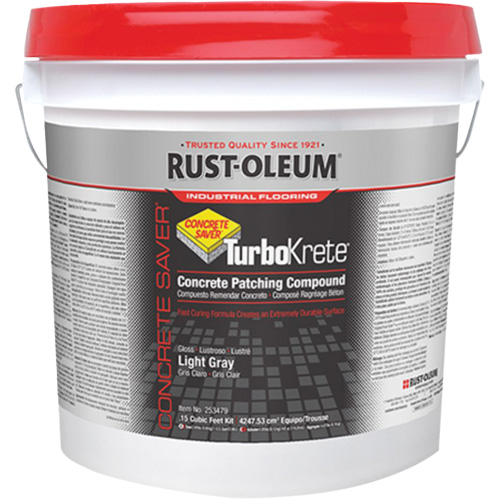 TurboKrete&reg; Concrete Patch Compound Kit, Grey Moffatt Supply & Specialties