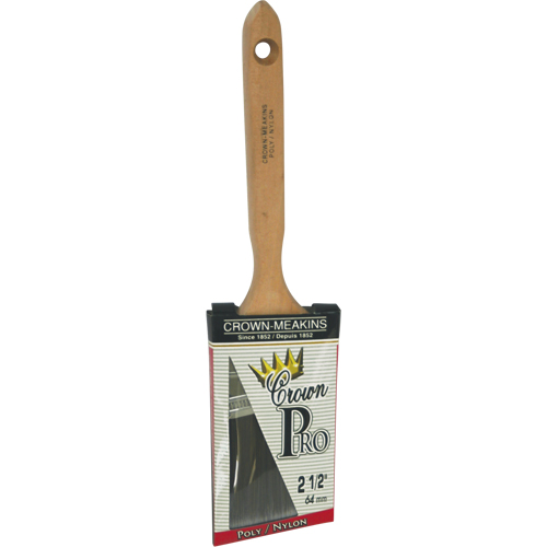 Pinceau angulaire Pro, Poly/nylon, Manche Bois, Largeur de 2-1/2" Moffatt Supply & Specialties