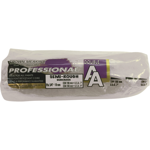 Manchon de rouleau &agrave; peinture synth&eacute;tique professionnel AA, Nap 19 mm (3/4"), 240 mm (9-1/2") l Moffatt Supply & Specialties