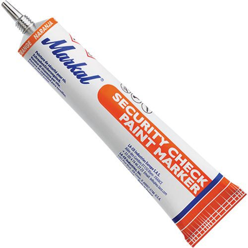 Marqueur de peinture de contr&ocirc;le de s&eacute;curit&eacute;, 1,7 oz, Tube, Orange Moffatt Supply & Specialties