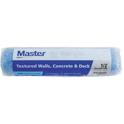 Master Knit Roller Cover, 13 mm (1/2") Nap, 240 mm (9-1/2") L Moffatt Supply & Specialties