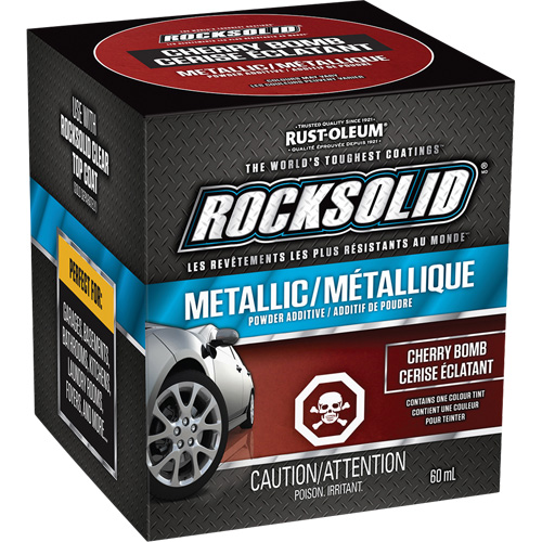 Additifs de poudre m&eacute;tallique RockSolid, 60 ml, Bouteille, Cerise &eacute;clatant Moffatt Supply & Specialties