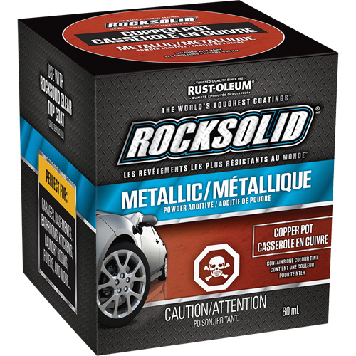 Additifs de poudre m&eacute;tallique RockSolid, 60 ml, Bouteille, Casserole en cuivre Moffatt Supply & Specialties