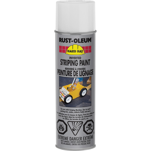 Inverted Marking Paint Spray, White, Aerosol Can Moffatt Supply & Specialties