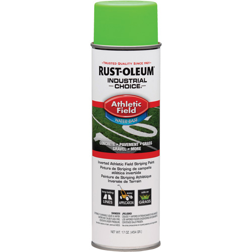 Industrial Choice&reg; AF1600 Athletic Field Striping Paint, Green, Aerosol Can Moffatt Supply & Specialties
