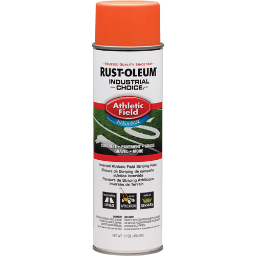 AF1600 Athletic Field Striping Paint, Orange, Aerosol Can Moffatt Supply & Specialties
