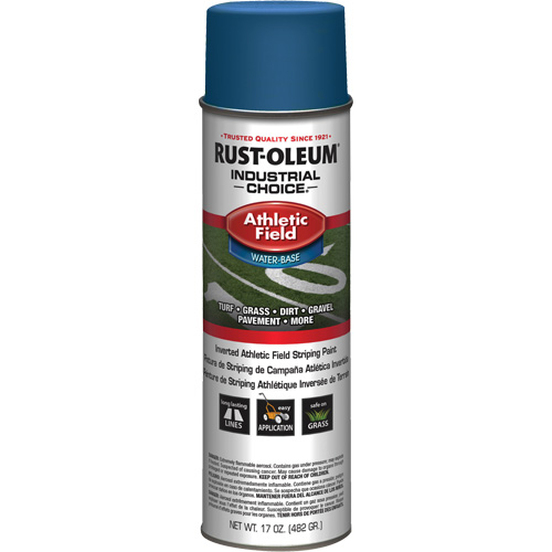 AF1600 Athletic Field Striping Paint, Blue, Aerosol Can Moffatt Supply & Specialties