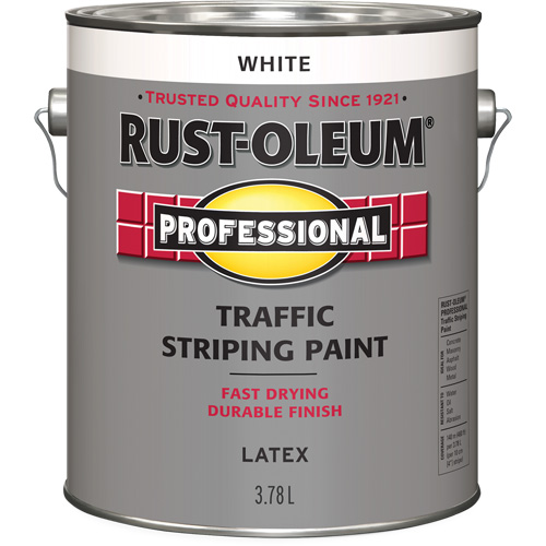 Peinture pour traçage de lignes de circulation, Blanc, 3,78 L, Cruche Moffatt Supply & Specialties