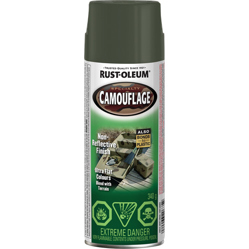 Specialty Camouflage Paint, Aerosol Can, Army Green Moffatt Supply & Specialties
