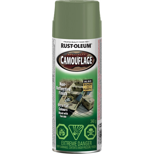 Specialty Camouflage Paint, Aerosol Can, Earth Brown Moffatt Supply & Specialties
