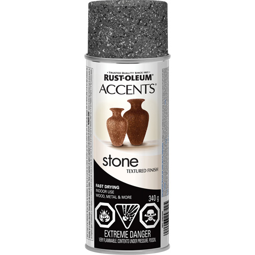 Accents&reg; Stone Creations Spray Paint, Aerosol Can, Grey Stone Moffatt Supply & Specialties