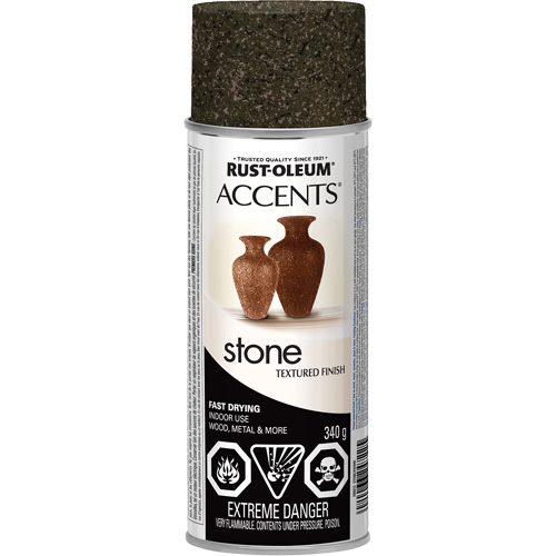 Accents&reg; Stone Creations Spray Paint, Aerosol Can, Granite Stone Moffatt Supply & Specialties
