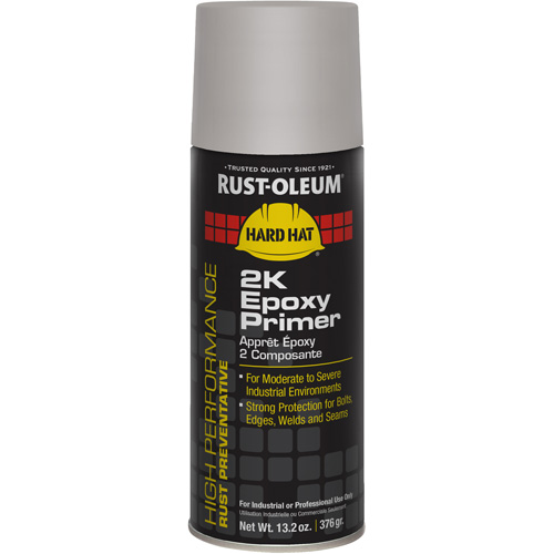 Appr&ecirc;t &eacute;poxydique 2K &agrave; haute performance en a&eacute;rosol du syst&egrave;me V2300, Gris, 13 oz, Canette a&eacute;rosol Moffatt Supply & Specialties