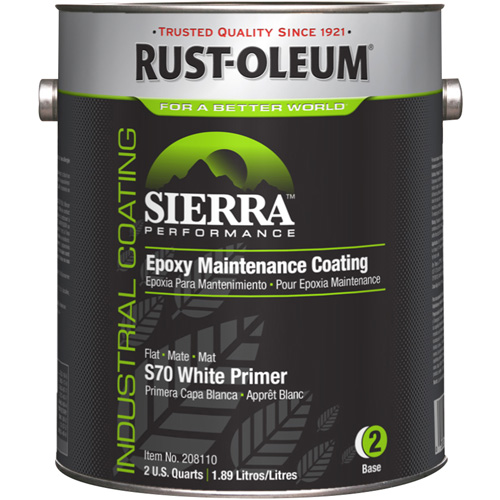 Sierra Performance S70/S71 Water-Based Epoxy Acrylic Primer Base, Gallon, White Moffatt Supply & Specialties