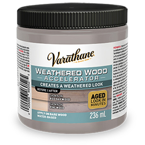 Acc&eacute;l&eacute;rateur de vieillissement du bois Varathane, 236 ml, Canette, Gris Moffatt Supply & Specialties