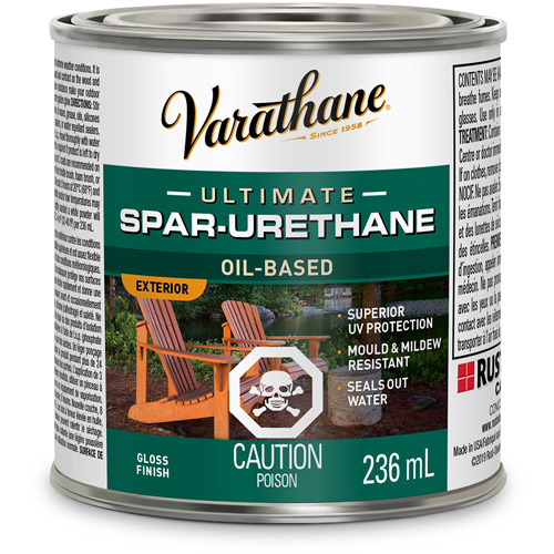 Varathane&reg; Diamond Outdoor Wood Finish, 236 ml, Clear, Gloss Moffatt Supply & Specialties
