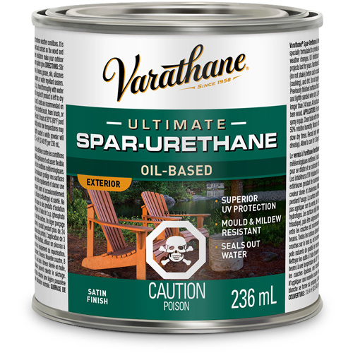Varathane&reg; Diamond Outdoor Wood Finish, 236 ml, Clear, Satin Moffatt Supply & Specialties