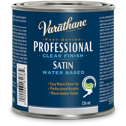 Varathane&reg; Professional Finish, 236 ml, Clear, Satin Moffatt Supply & Specialties