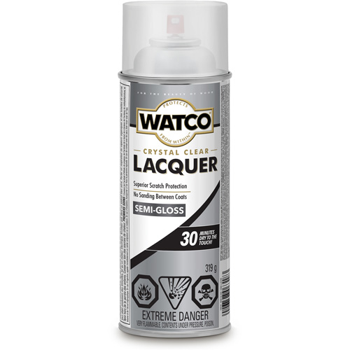 Laque pour bois Watco, 319 g, Transparent, Semi-brillant Moffatt Supply & Specialties