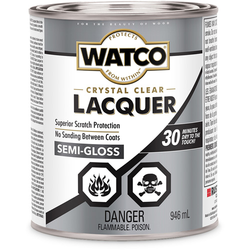 Laque pour bois Watco, 946 ml, Transparent, Semi-brillant Moffatt Supply & Specialties