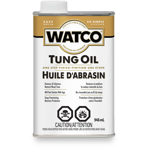 Huile dabrasin Watco, 946 ml, Transparent, Transparent Moffatt Supply & Specialties
