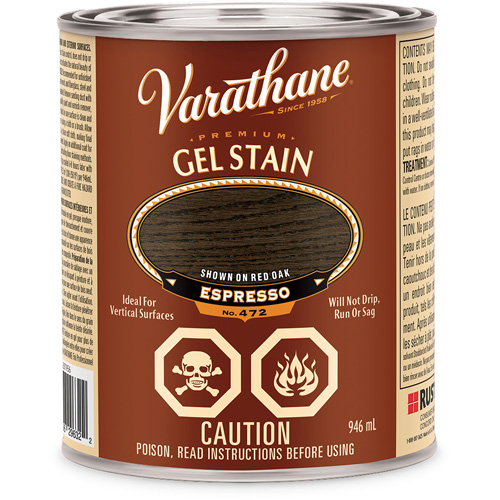 Varathane&reg; Premium Gel Stain, 946 ml, Espresso Moffatt Supply & Specialties